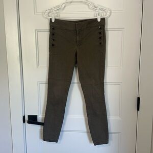 Women’s LOFT Skinny Ankle Pant Green Size 0